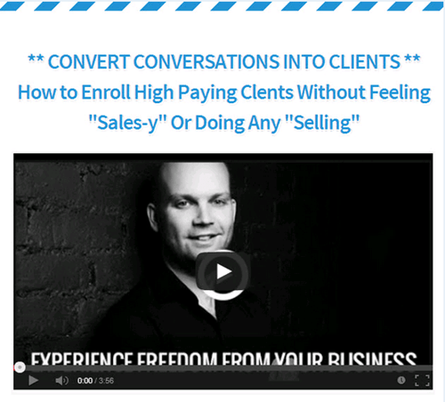 How to Enroll High Paying Clients Without Selling – Lee McIntyre