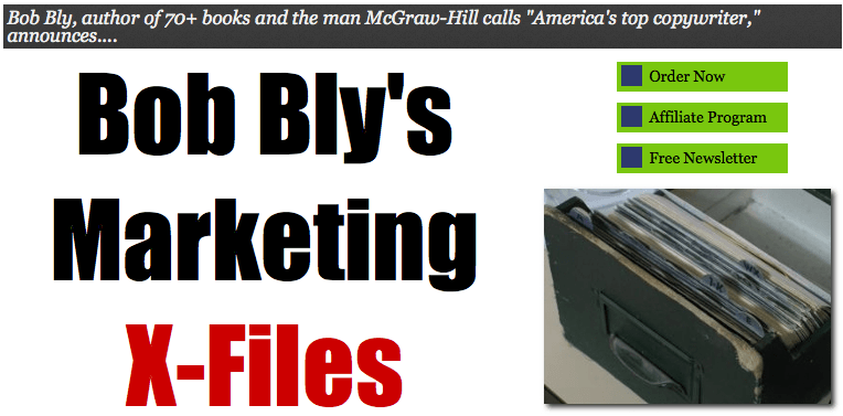 Bob Bly's Marketing X-Files