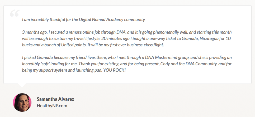 Digital Nomad Academy - Build a Location Independent Lifestyle Business
